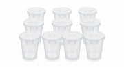 White background image of rooting cups with slotted support lids