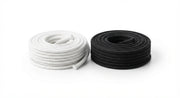White background image of rolled plant capillary wick cord set