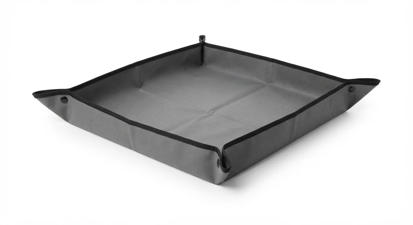 Potting Soil Mix Mat Set for Indoor Plant Care shown in use with an indoor plant setup