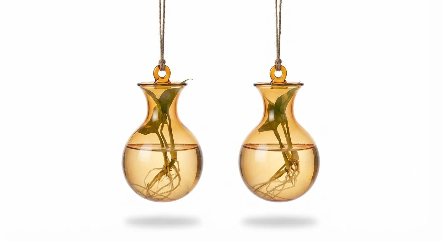 Hanging Bulb Rooting Vase Set for Plant Propagation variant detail