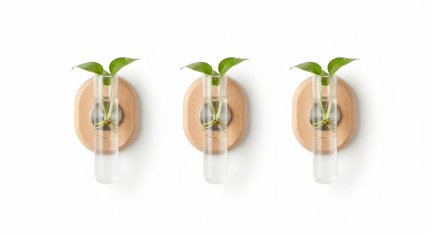 Magnetic Wall Propagation Vase Set for Plant Cuttings variant detail